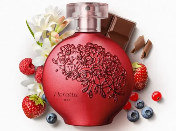 OsPerfumes Floratta Red O Boticário com notas vermelhas