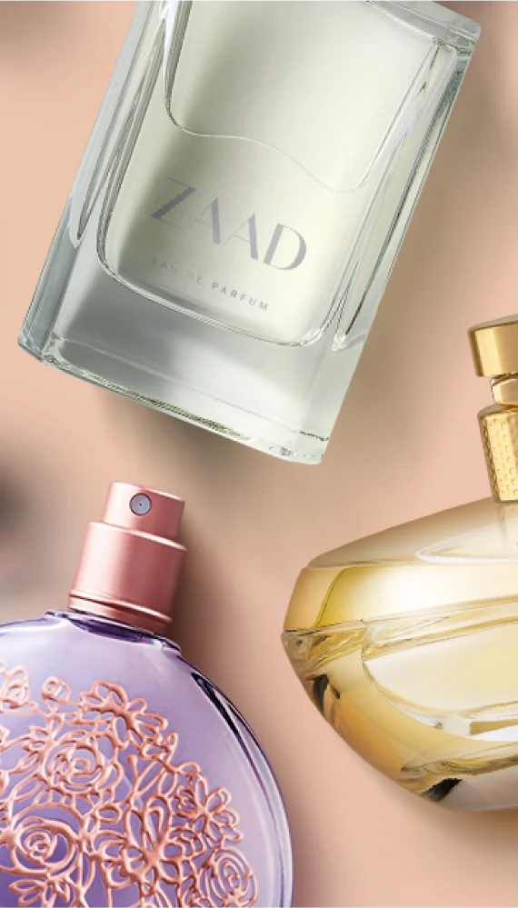 varios frascos de perfumes da boticario