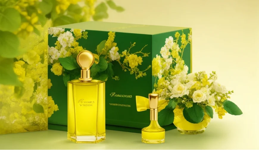 OsPerfumes Frascos perfumes amarelos