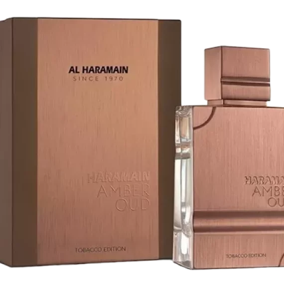 Perfumes Árabes Femininos 10 Al Haramain Amber Oud Tobacco EDP 60ml para Sem Genero