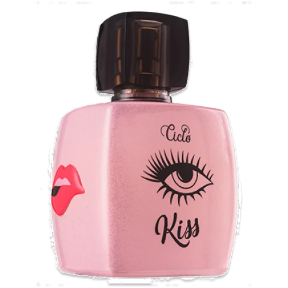 Melhores perfumes femininos nacionais 18 Deo Colonia Kiss – Ciclo Cosmeticos