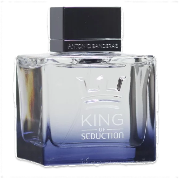 Perfume amadeirado masculino importado 10 King of Seduction Antonio Banderas Eau de Toilette Masculino